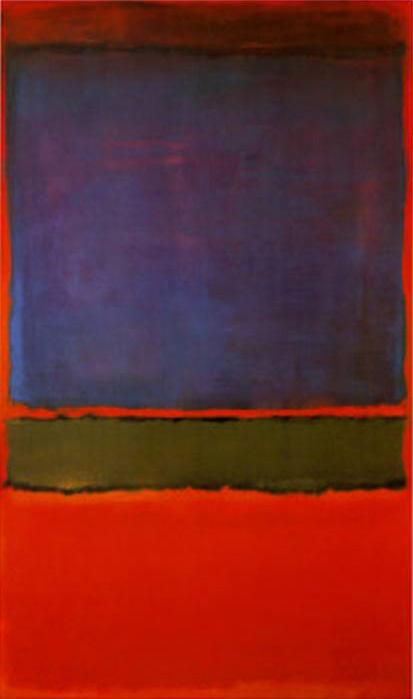Mark Rothko No 6 Violet Green and Red